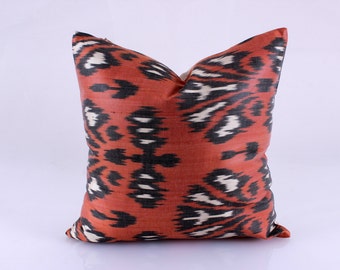 Ikat Pillow, Hand Woven Ikat Pillow Cover, Ikat throw pillows, Ikat Pillow, Designer pillows, Decorative pillows, Accent pillows