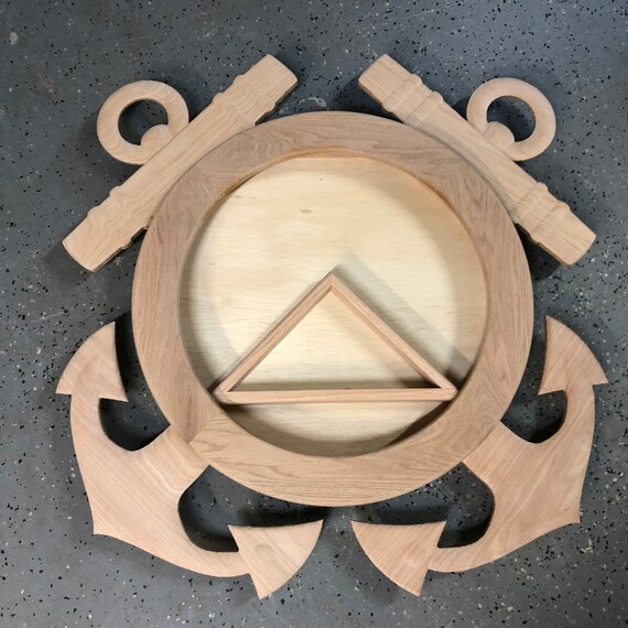 USCG Shadow Box. Military Retirement. Coast Guard Shield. USCG