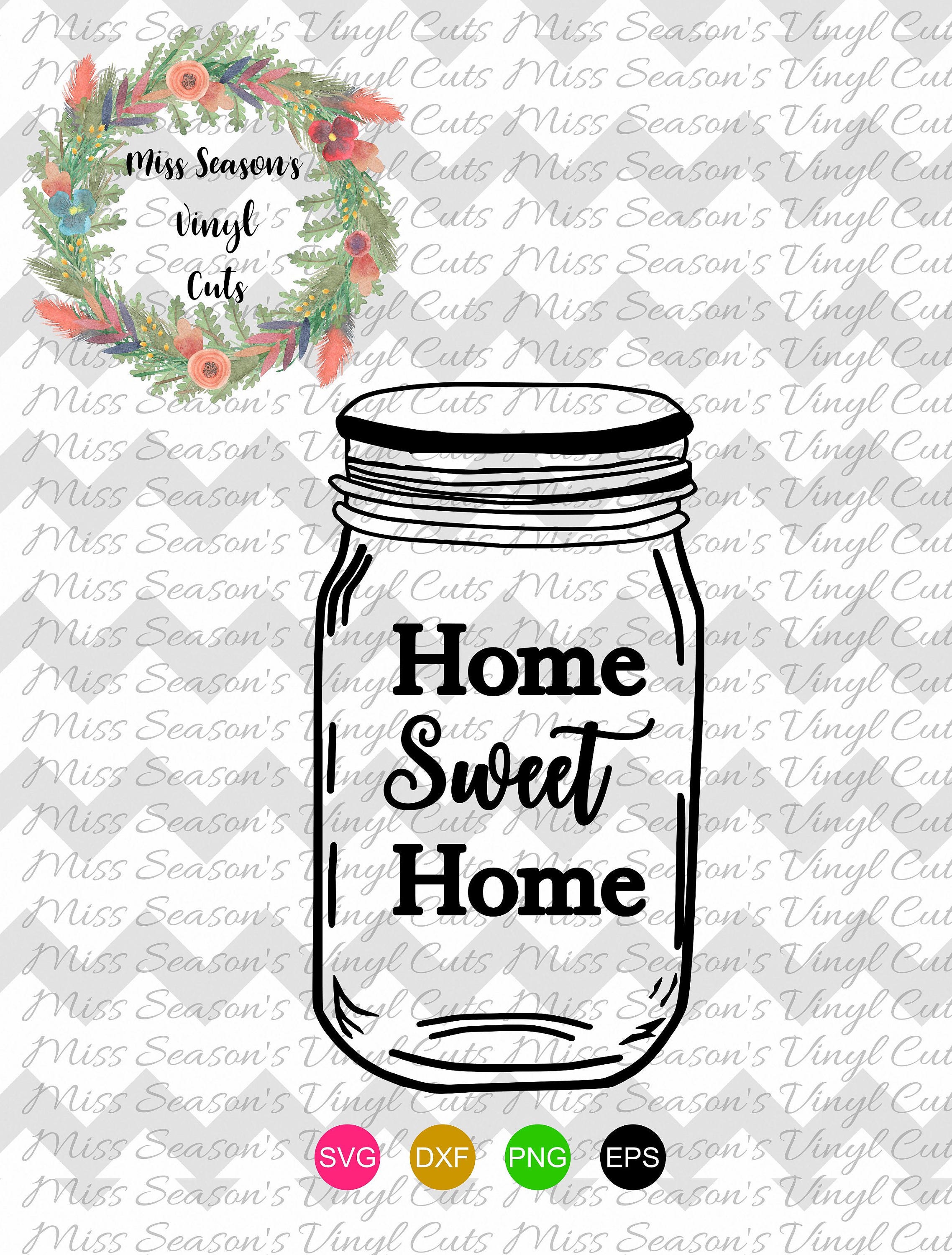 Download Home Sweet Home Mason Jar SVG FileBall Mason Jars SVG