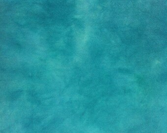 TURQUOISE BLUE MEDIUM hand dyed, felted wool for rug hooking and other fiber arts projects