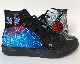 Panic! at the Disco Hand Painted Sneakers