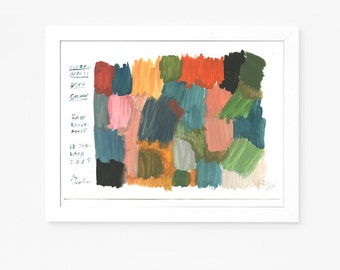 Original Faye Moorhouse Painting || Experiments with Colour