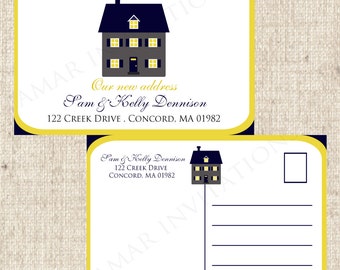 PRINTABLE We have Moved, Change of Address Postcards