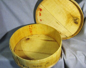 Cheese Box/ Vintage Wooden Cheese Box, Cheese Box, Rustic Cheese Box