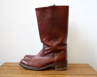 Vintage Frye Campus Boots, Size 10.5 D