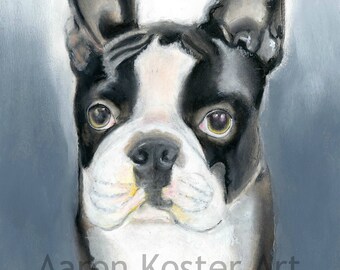 Boston Terriers, Boston Terrier art, Boston Terrier Lover, Boston Terrier painting