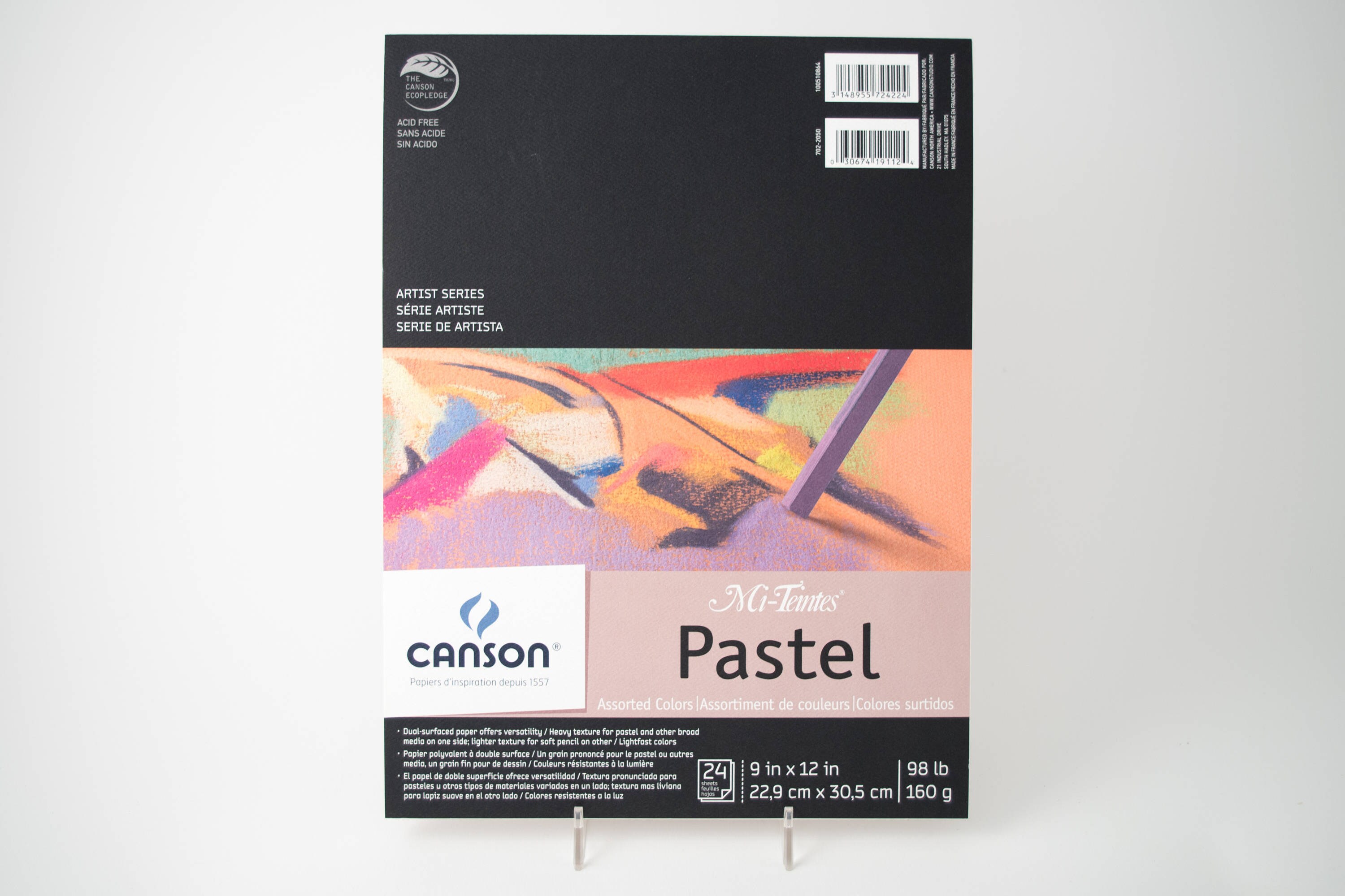Canson MiTeintes pastel paper 9 x 12 pad