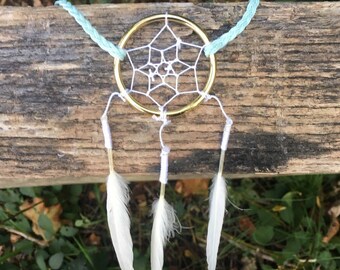 Dream Catcher Head Band, Dream Catcher Hair Piece, Dream Catcher Boho Head Piece, Boho Hair Accessory, Dream Catcher Accessory, Head Band