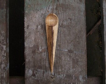 wooden scoop / wooden measuring spoon / wooden shovel / minimalist / oak