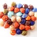 Jewellery Making Glass 9 x 6mm Spacer Bead Mix - 40 beads