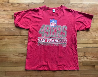 Vintage 1995 San Fransisco 49ERS T-Shirt By Russell Size XL Extra Large