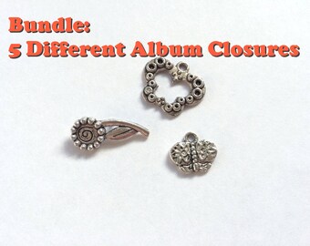 Five different album closures (Bundle sale)