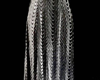 Gray Crushed Velour Gown VG321