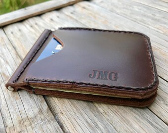 Money Clip Wallet For Men // Money Clip Wallet // Personalized Wallet for Men // Mens Wallets // Mens Leather Wallet // Wallets For Men