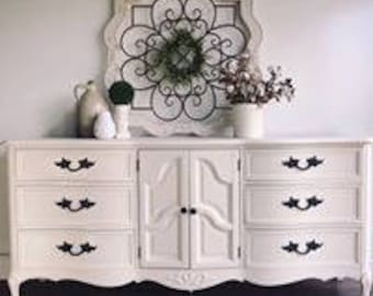 SOLD - French Provincial Dresser - Buffet