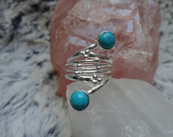 turquoise ring, size 54