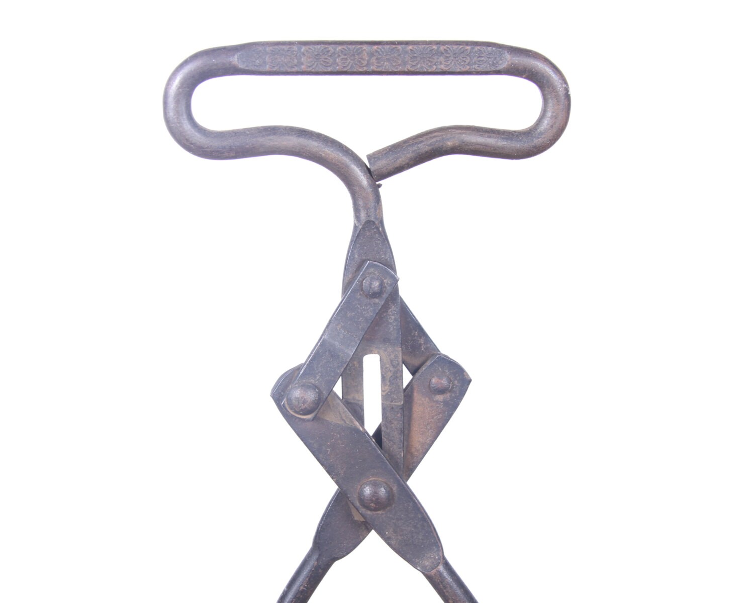 Vintage Ice Block Tongs / Metal Ice Tongs / Primitive Decor / Antique