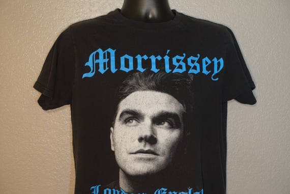 90's RARE Morrissey - London England - Vintage Concert T-Shirt