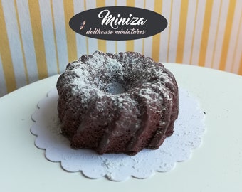 Miniature cake, 1:12 scale