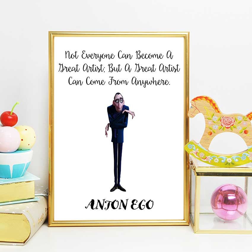 Ratatouille Printable Disney Quotes Anton Ego Ratatouille