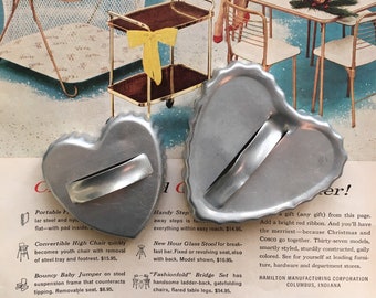 Vintage Heart Cookie Cutters | Set of 2