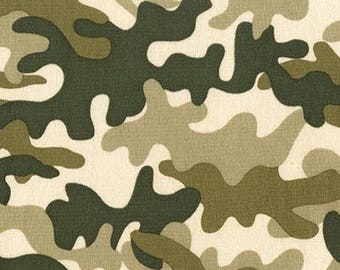 Little Camo (Creme) - Michael Miller Fabrics - 1 Yard