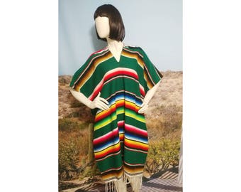 Southwestern Blanket Poncho