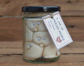 Jar of pickled people - Novelty gifts for men, Gifts for him, Men's gift, Fathers day gift, Christmas gift, Alternative, Funny gift, Gothic