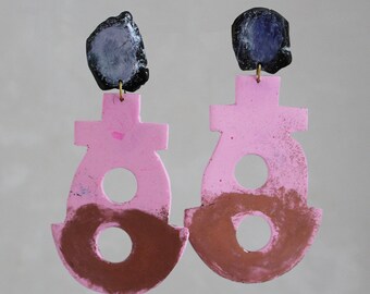 made to order// asphalt_series_ earrings/handmade in Italy