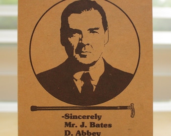 Downton Abbey BIRTHDAY CARD - Happy Birthday - Mr. Bates - humorous card