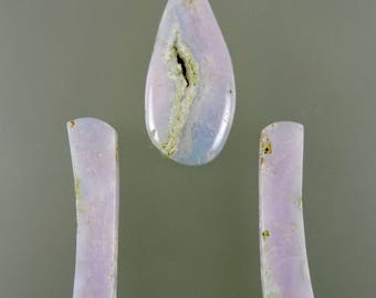 Smithsonite Cabochon, Smithsonite Cab, Pink and Blue Smithsonite Cab, Translucent Smithsonite Cab, Pendant Cab, Gift, C2857 49erMinerals