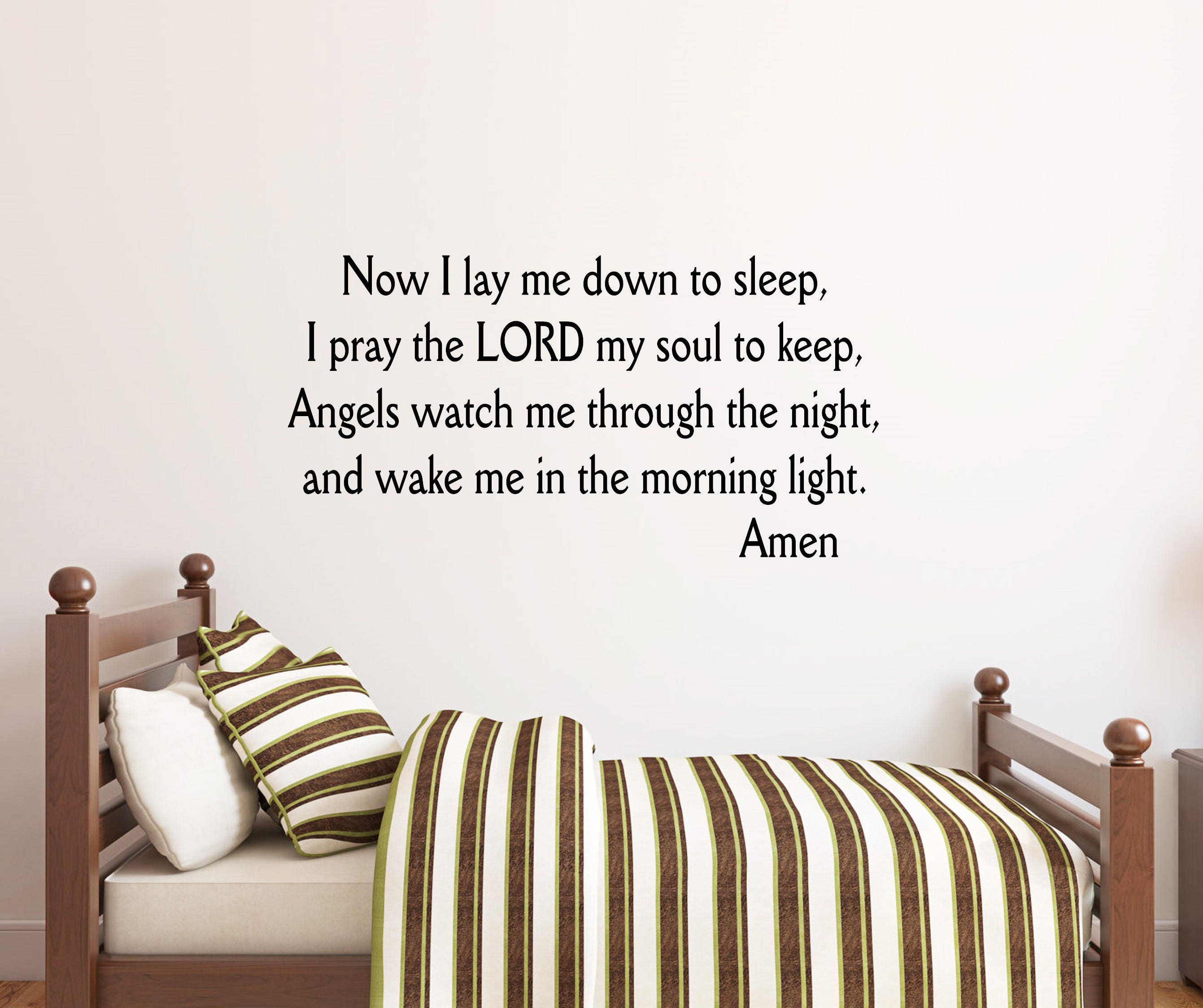 Nursery decor-Prayer Wall Decal-Kids Wall Decal-Nursery Wall