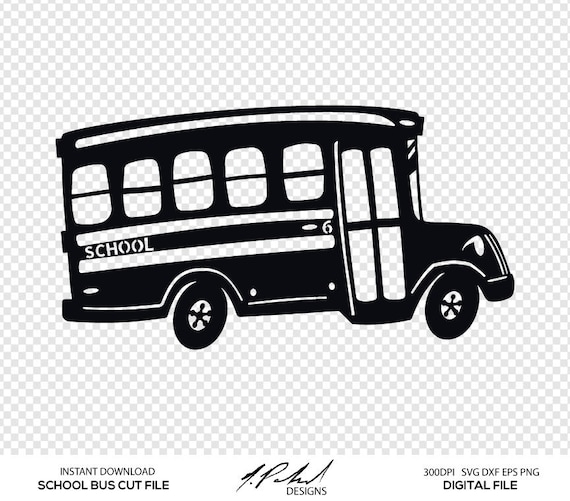 Download School Bus Cut File Digital Files School Bus SVG School