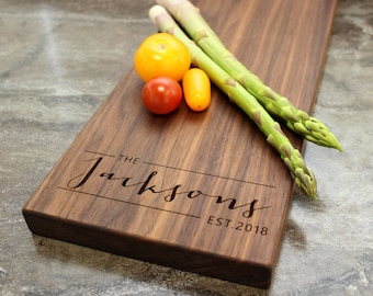 Personalized Cheese Board, Serving Board, Bread Board, Custom, Engraved, Wedding Gift, Housewarming Gift, Anniversary Gift, Engagement #33
