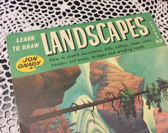 1950's Learn to Draw Landscapes with Jon Gnagy