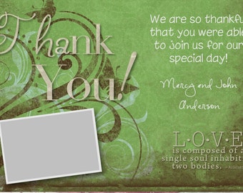 Customizable Thank you cards