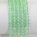 1 Strand 100pcs Faceted Crystal Glass , Peak green Crystal Beads,One Strand,Gemstone Beads,Jewelry Supplies---6mm--- J0015