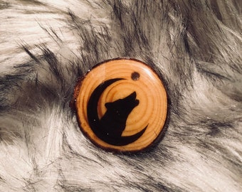 Howl @ the Moon Keychain/PET ID tag