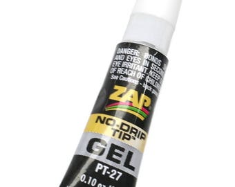 Zap Gel Glue ~ Strong Non Drip Adhesive For Jewellery Making, Kumihimo, Macrame & Braiding Etc~ Jewellery Making Essentials