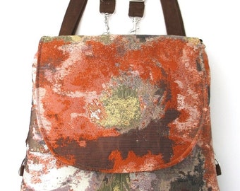 crossbody bag, backpack messenger, shoulder tote bag, backpack purse, everyday purse, shoulder handbag, zipper bag, fits Ipad