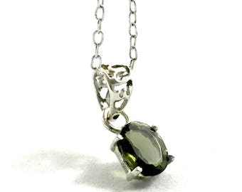 Green Amethyst Pendant