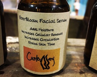 EverBloom Facial Serum. Anti-wrinkle facial treatment for daily use. The power of essential oils keeps your skin looking toned and vibrant.