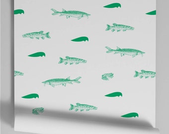 Lake Abitibi green wallpaper