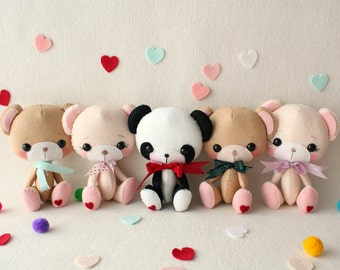 Li'l Sweetheart Bear pdf Pattern