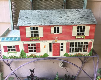 Fabulous "Marx" Tin Dollhouse