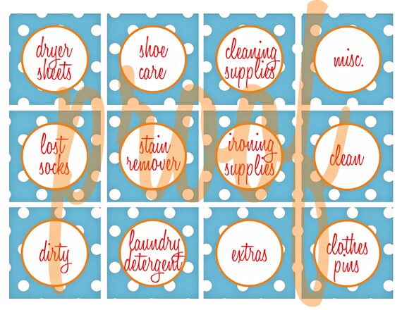 items similar to laundry room labels organization printable on etsy