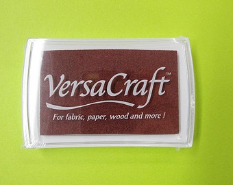 VersaCraft Ink , Chocolate, VK-154, Multipurpose water-based pigment ink, fabric, paper, wood, porcelain, leather