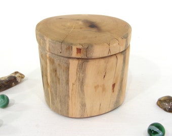 Oregon Myrtlewood Branch Box, pet urn, small cremation urn, groom gift, anniversary, wooden jewelry box, wood jar, gratitude box, wood art