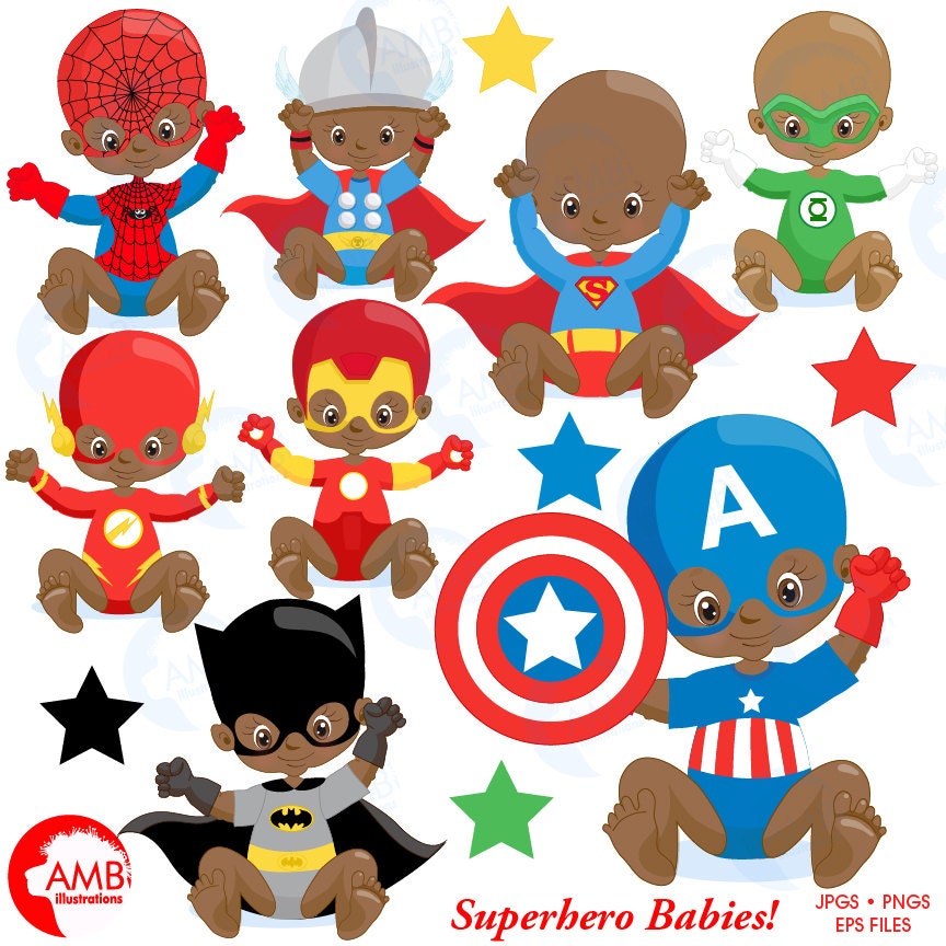 Superhero Babies clipart Super Hero baby clipart baby