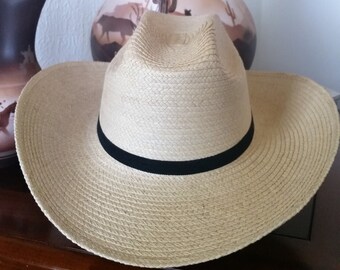 Kids Cattleman crease Palm Leaf Hat